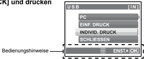 OLYMPUS Μ 790 SW - Weitere Druckmodi und Druckeinstellungen (INDIVID. DRUCK) - 1