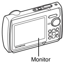OLYMPUS Μ 850 SW - Make sure the camera is turned off. - 1