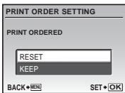 OLYMPUS Μ 850 SW - Resetting print reservation data - 1
