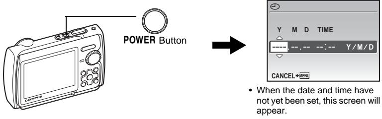 OLYMPUS Μ 850 SW - b. Press the POWER button. - 1
