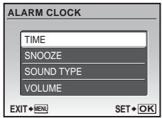 OLYMPUS Μ 850 SW - Setting an alarm - 1