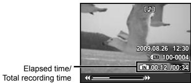 OLYMPUS Μ-550WP - Operations during movie playback - 1