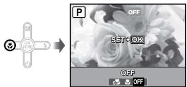 OLYMPUS Μ-550WP - Press the 🎨 button. - 1