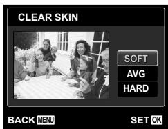 CLEAR SKIN SOFT AVG HARD BACK MENU SET OK