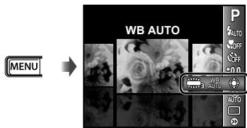 MENU WB AUTO P AUTO OFF OFF AVR AUTO