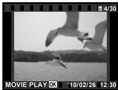 OLYMPUS Μ-7030 - To play back movies - 1