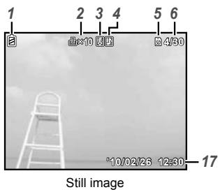 OLYMPUS Μ-7030 - Playback mode display - 1