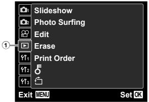 OLYMPUS TG-320 - Menus for Playback, Editing, and Printing Functions - 1