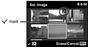 OLYMPUS TG-320 - To individually select and erase images [Sel. Image] - 1
