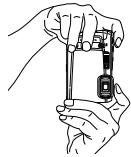 OLYMPUS TG-820 - Hold the camera and compose the shot. - 2