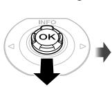 OLYMPUS TG-820 - Press to go to the submenu. - 1