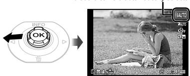 OLYMPUS TG-820 - Set the shooting mode to iAUTO. - 1