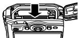 OLYMPUS TG-820 - To remove the card - 1