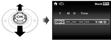 OLYMPUS TG-820 - Language, date, time, and time zone - 1