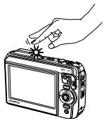OLYMPUS TG-820 - Operating the camera by tapping the body (TG-820 only) - 1