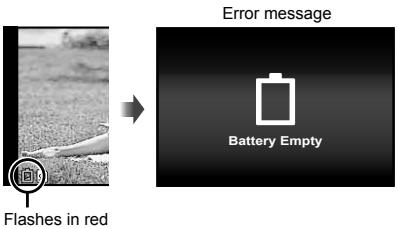 OLYMPUS TG-830 - When to charge the batteries - 1
