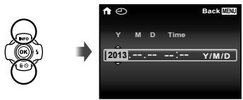 OLYMPUS TG-830 - Turning on the camera and making the initial settings - 1