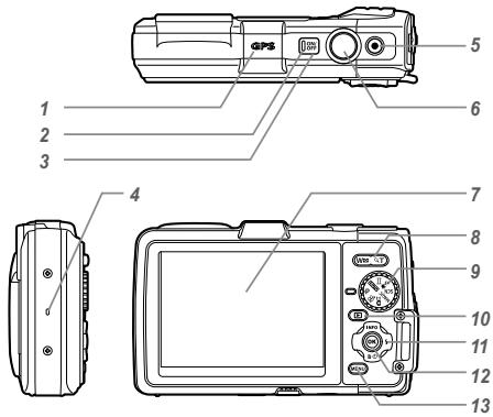 OLYMPUS TG-830 - Names of Parts - 2
