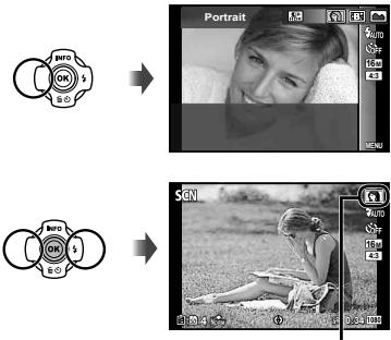 OLYMPUS TG-830 - Use the mode dial to select the shooting mode. - 2