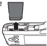 OLYMPUS VG-180 - To remove the card - 2