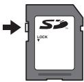 OLYMPUS VG-180 - SD/SDHC/SDXC card write-protect switch - 1