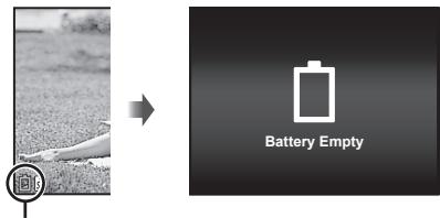OLYMPUS VG-180 - When to charge the batteries - 1