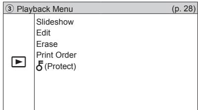 OLYMPUS VG-180 - Setup menu - 2