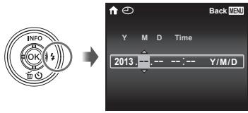 OLYMPUS VG-180 - Turning on the camera and making the initial settings - 2