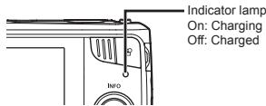 OLYMPUS VH-410 - Charging the battery - 3