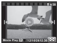 OLYMPUS VH-410 - Playing back movies - 1
