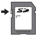 OLYMPUS VH-410 - SD/SDHC/SDXC card write-protect switch - 1