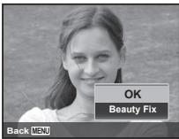 OLYMPUS VH-410 - Retouching faces on still images ▶ [Beauty Fix] - 1
