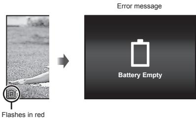 OLYMPUS VH-410 - When to charge the batteries - 1