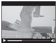 OLYMPUS VH-410 - Playing back movies - 2