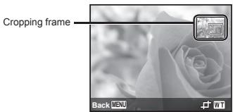 OLYMPUS VH-410 - To crop an image [☐] - 1