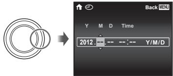 OLYMPUS VH-410 - Turning on the camera and making the initial settings - 2