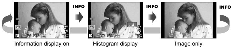 OLYMPUS XZ-10 - Switching the information display - 1