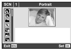 OLYMPUS XZ-10 - Rotate the mode dial to SCN. - 1