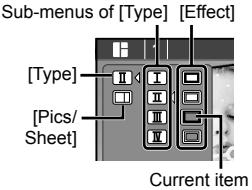 OLYMPUS XZ-10 - Select desired items in the theme using  , then press  . - 2