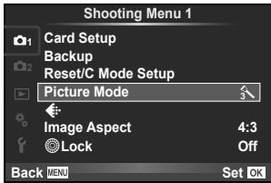 OLYMPUS XZ-10 - Shooting Menu 1 / 📄2 Shooting Menu 2 - 1