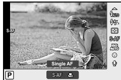 OLYMPUS XZ-10 - Choosing a focus mode (AF Mode) - 1
