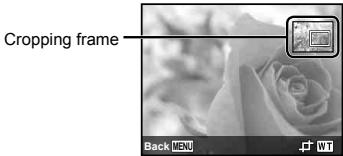 OLYMPUS SZ-16 - Cropping image ▶ [☐] - 1