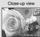 OLYMPUS SZ-16 - Turn the zoom lever. - 3