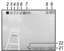 OLYMPUS SZ-16 - Playback mode display - 1
