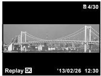 OLYMPUS SZ-16 - Select a panorama image during playback. - 1