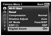 OLYMPUS TG-3 - Use to select the desired submenu 2 and then press the Ⓞ button. - 1