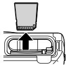 OLYMPUS TG-3 - To remove the card - 2