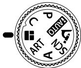 OLYMPUS TG-3 - Rotate the mode dial to ☐. - 1