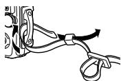 OLYMPUS TG-3 - Attaching the camera strap - 3