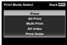 OLYMPUS TG-3 - Connect the camera to the printer using the supplied USB cable and turn the camera on. - 1